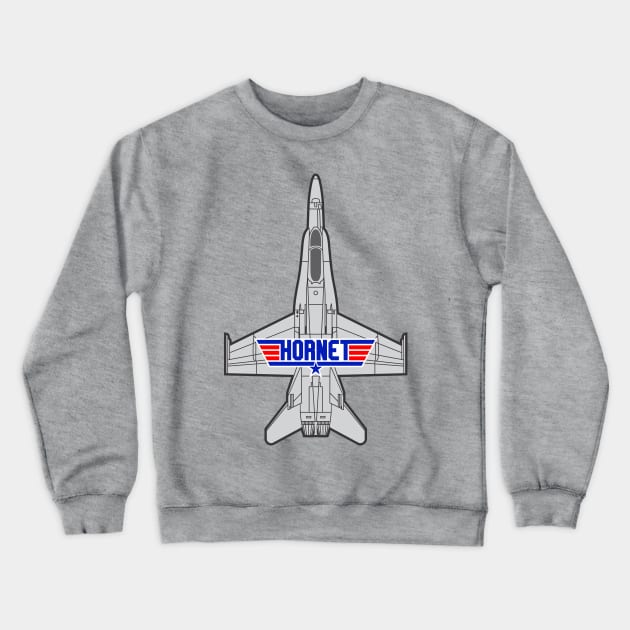 F/A-18A/B Hornet Crewneck Sweatshirt by MBK